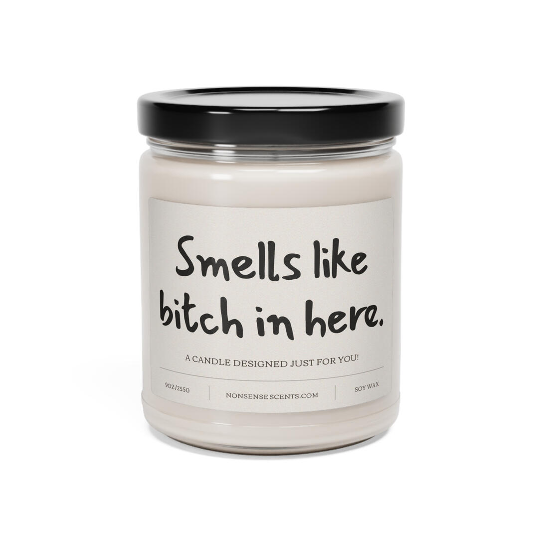 "Smells like bitch in here" Candle